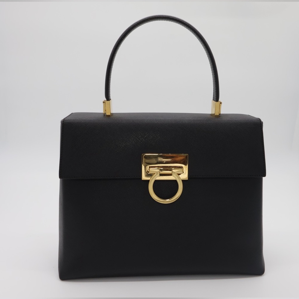 SALVATORE FERRAGAMO VINTAGE GANCINI 2-WAY BAG